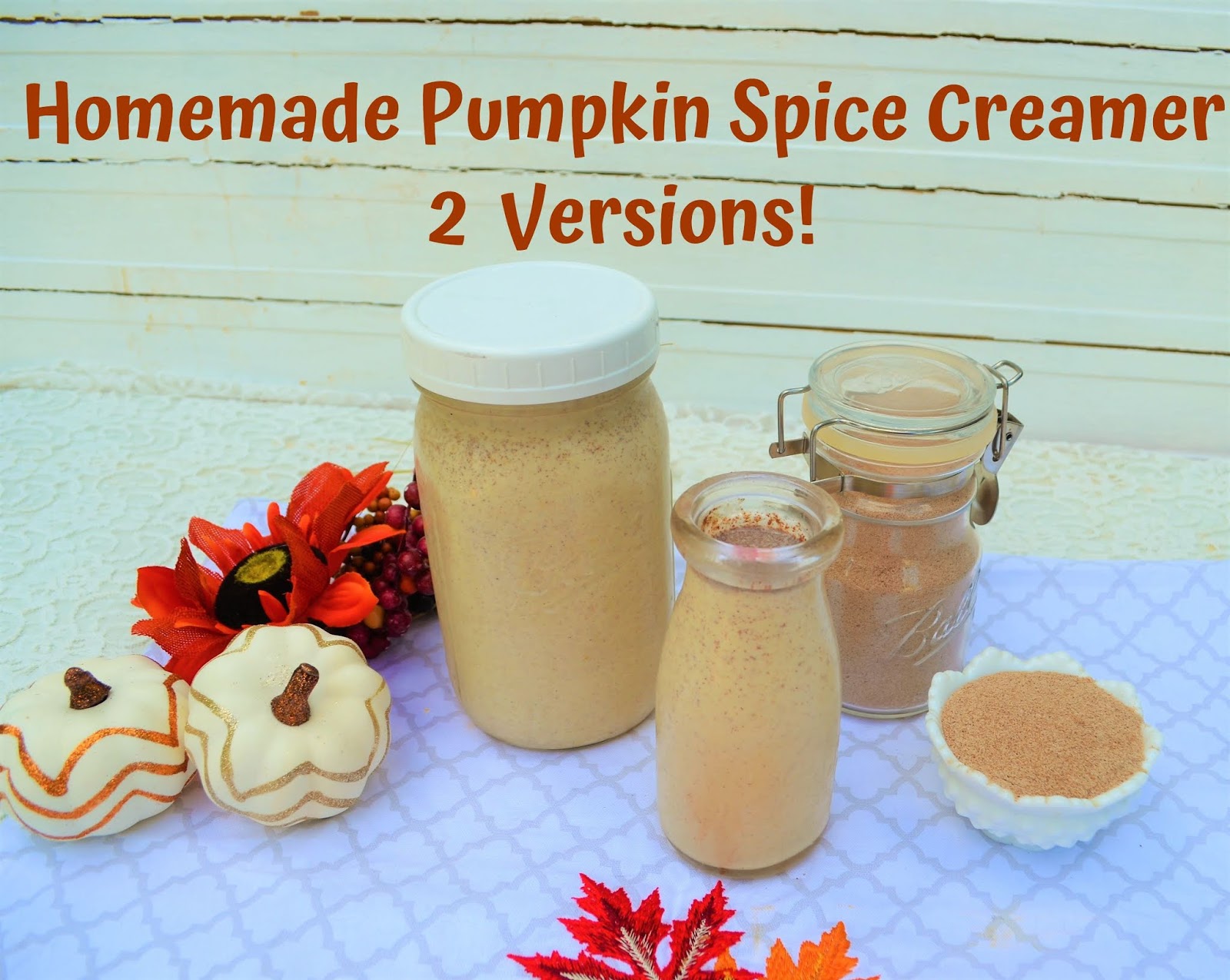 TIP GARDEN Homemade Pumpkin Spice Creamer