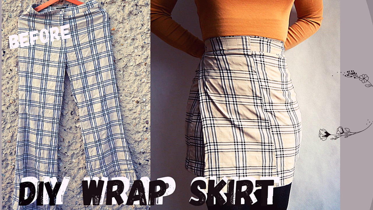 Refashion Co-op: how to make a wrap skirt