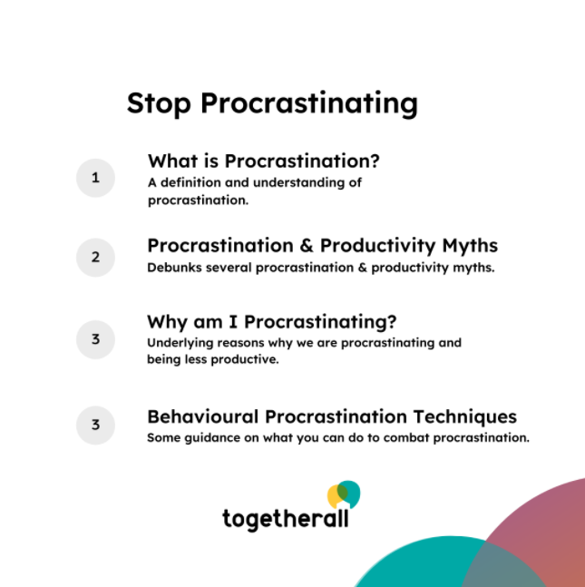 Coursework procrastination picture