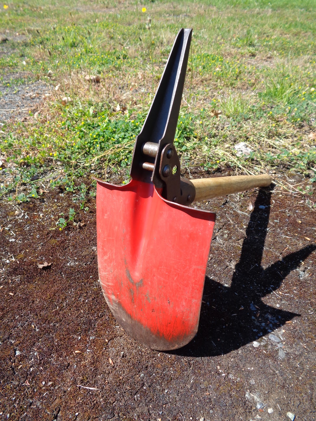 Four Bees Boy Scout Shovel, Combination Tool, Pick Hoe Shovel