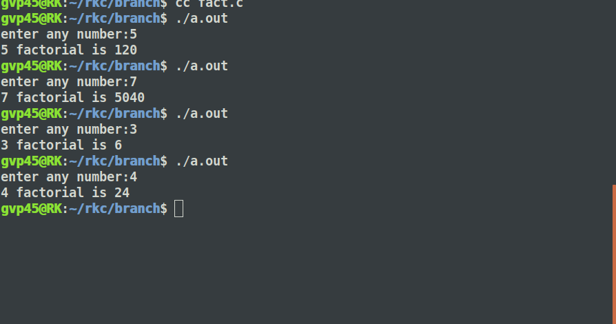 C Language - Programming: PROGRAM TO FIND FACTORIAL OF A GIVEN NUMBER