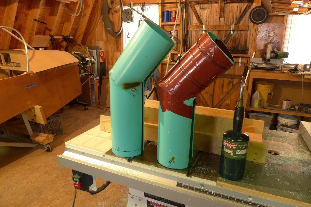 Nails and Sawdust: Making a new snow-blower chute