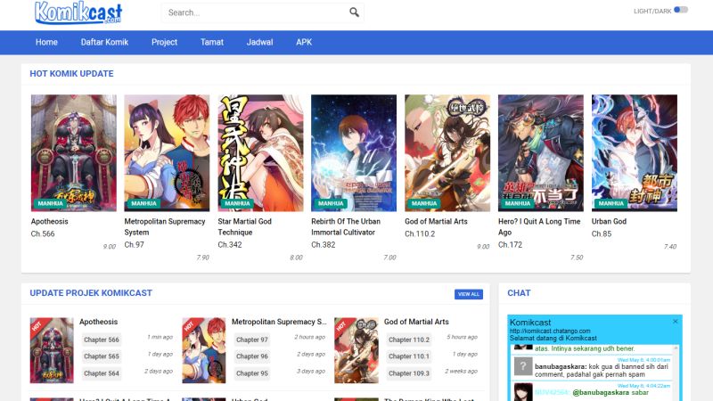 Daftar Website Penyedia Komik Online