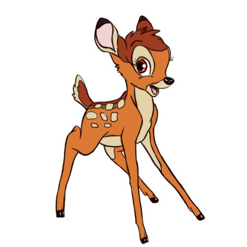Pencil sketches and drawings: How to Draw Bambi