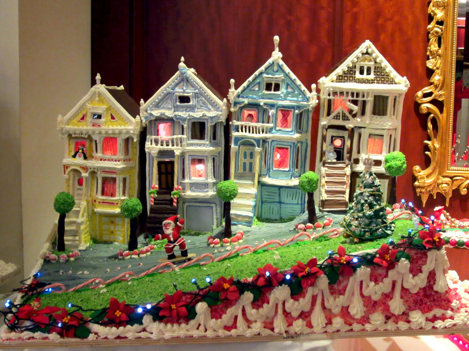 San Francisco's Painted Ladies Gingerbread House