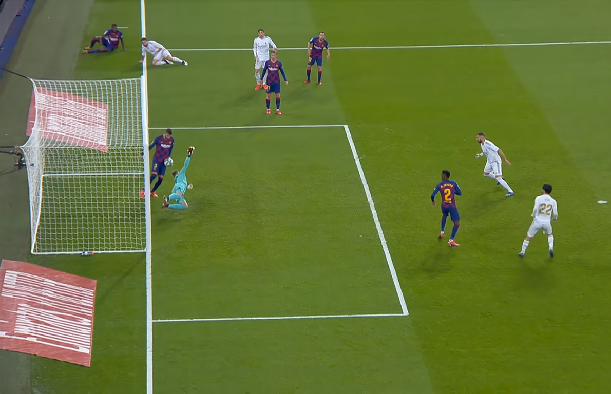 الريال ضد برشلونة 2 0