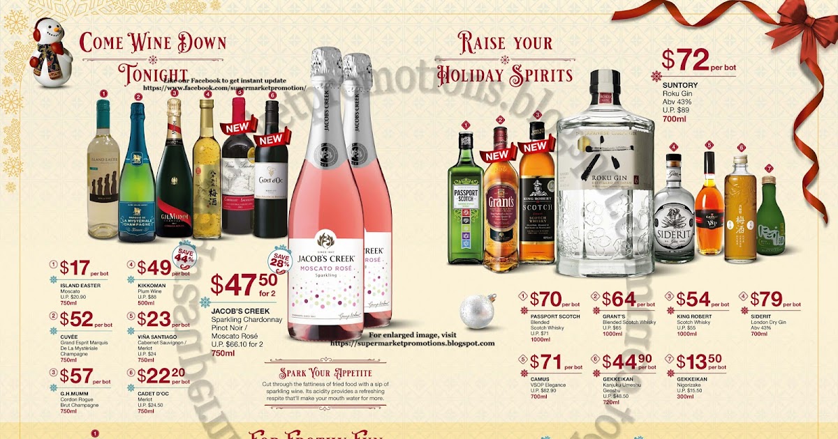 Warehouse Club Christmas Wines & Spirits Promotion 05 November 2020