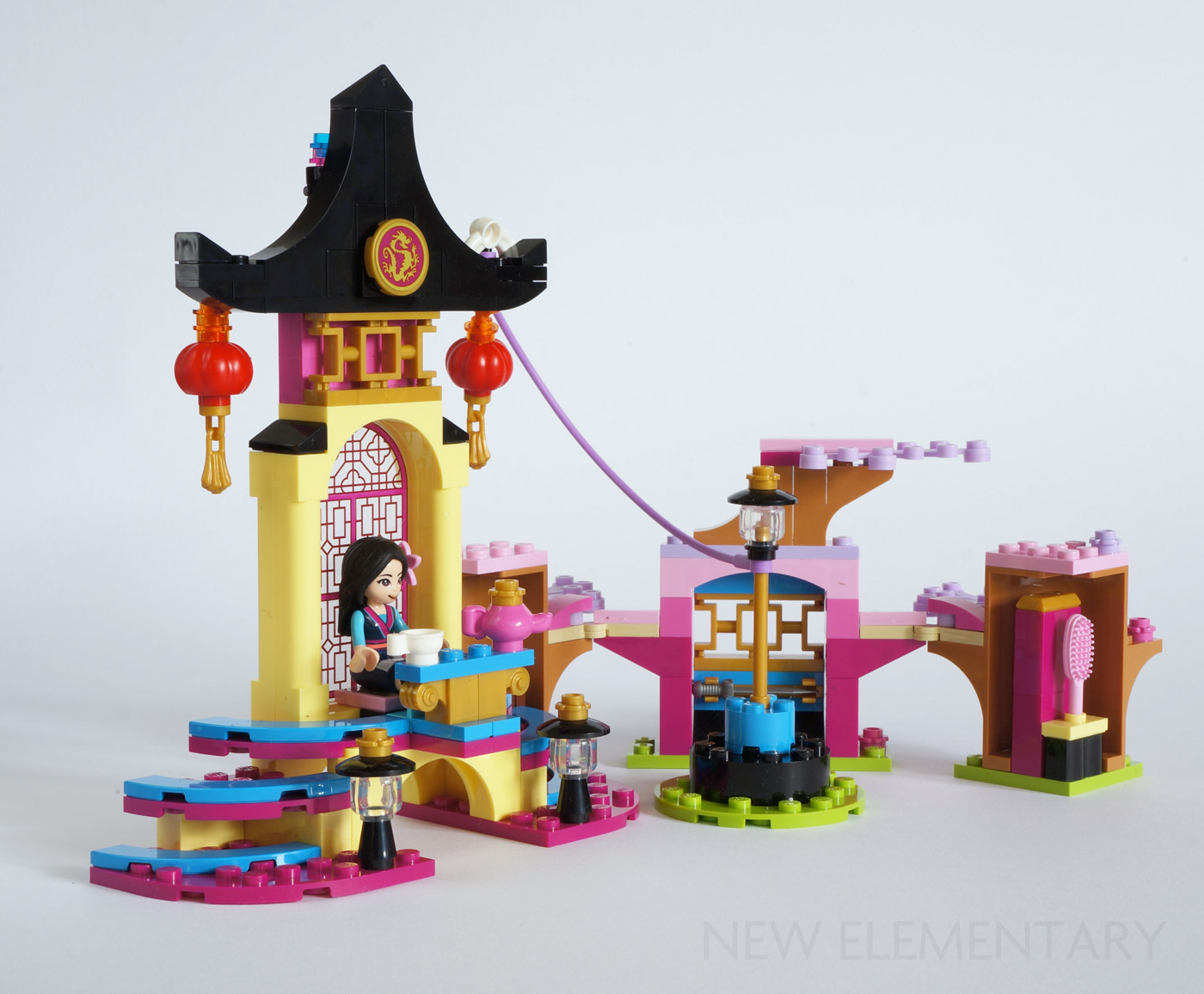 LEGO® Disney review: 43182 Mulan's Training Grounds | New Elementary: parts, sets and techniques