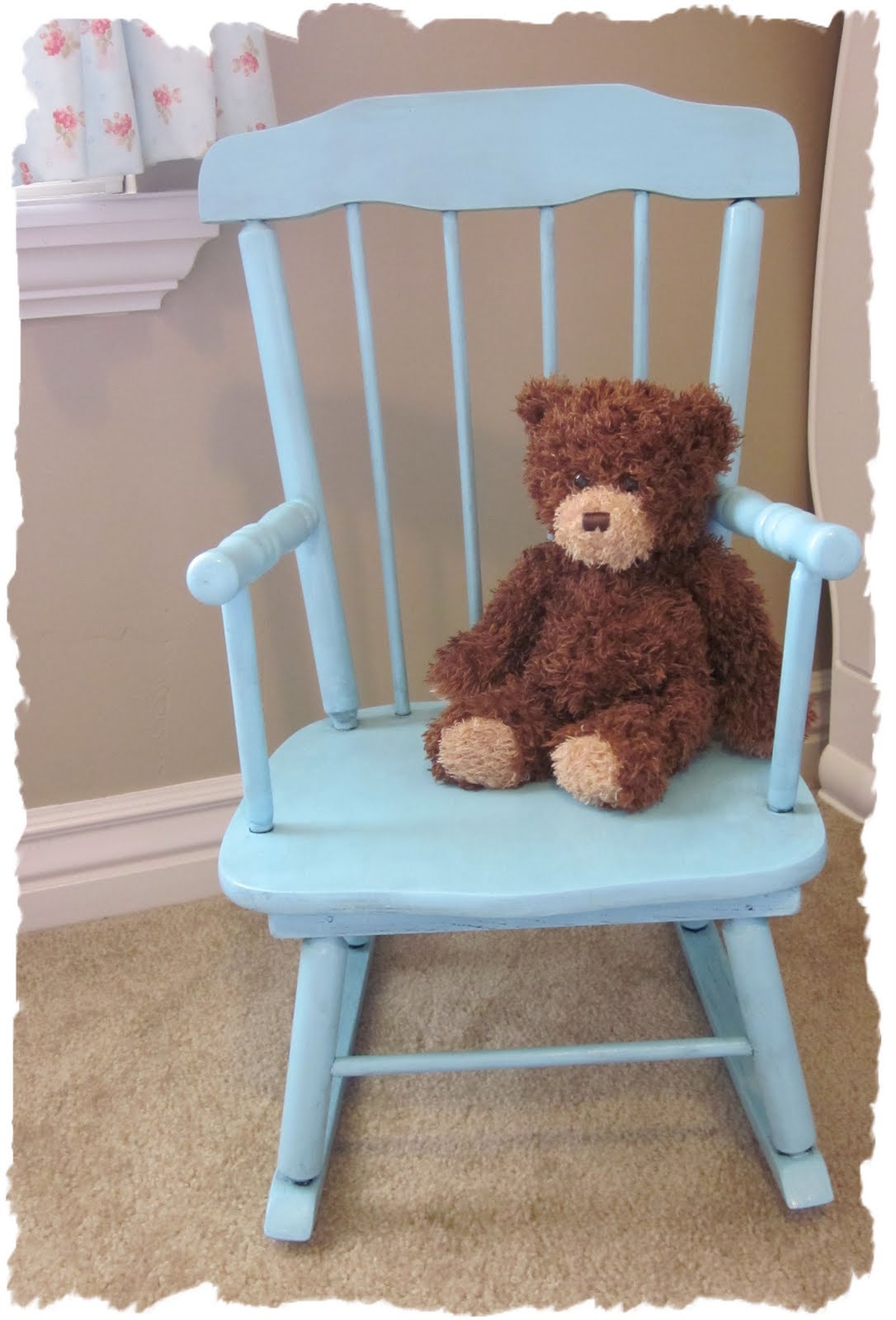 Eclectic Nut: Antique Child's Rocker Makeover
