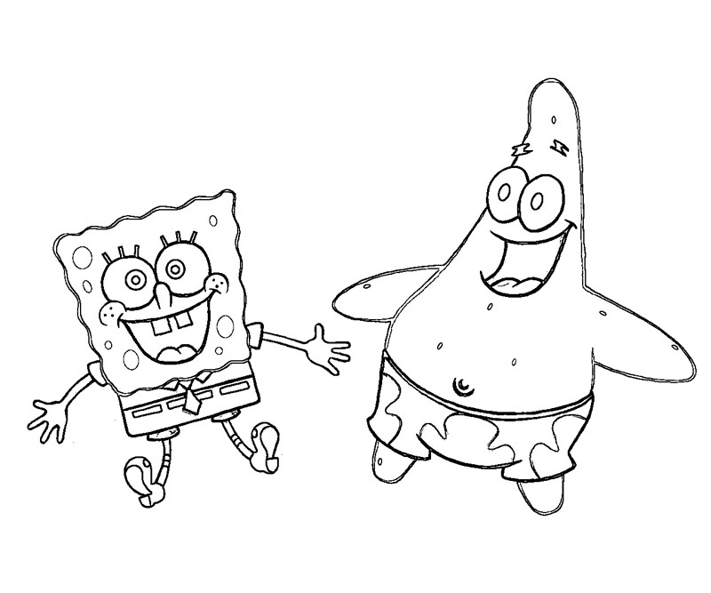 1 Patrick Star Coloring Page