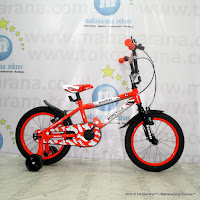 Sepeda Anak Wimcycle Bomber BMX 16 Inci Orange