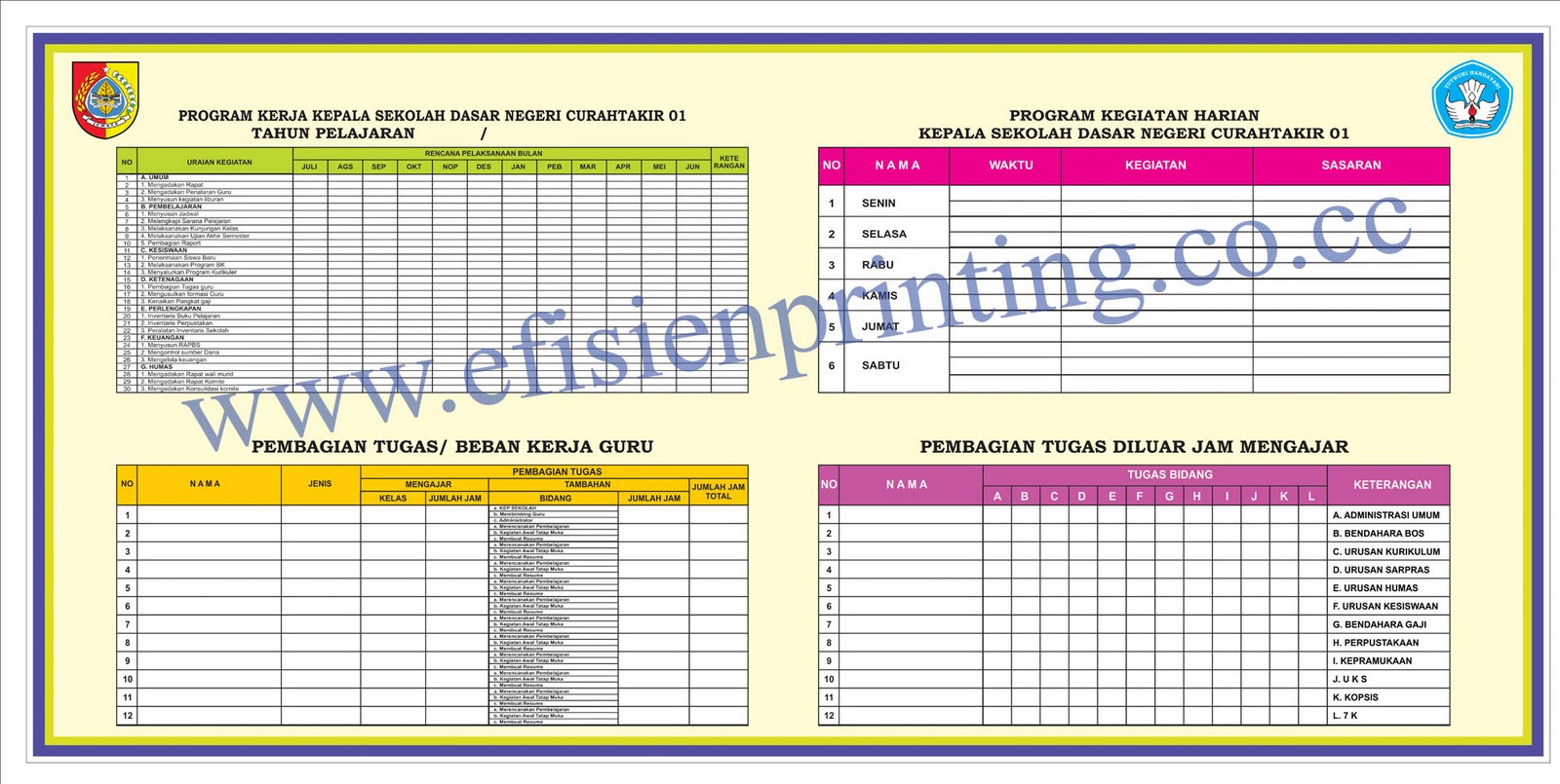 DATA SEKOLAH DASAR Printing JemberJember printing 