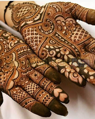 Beautiful New Bridal Mehndi Design for Back Hand