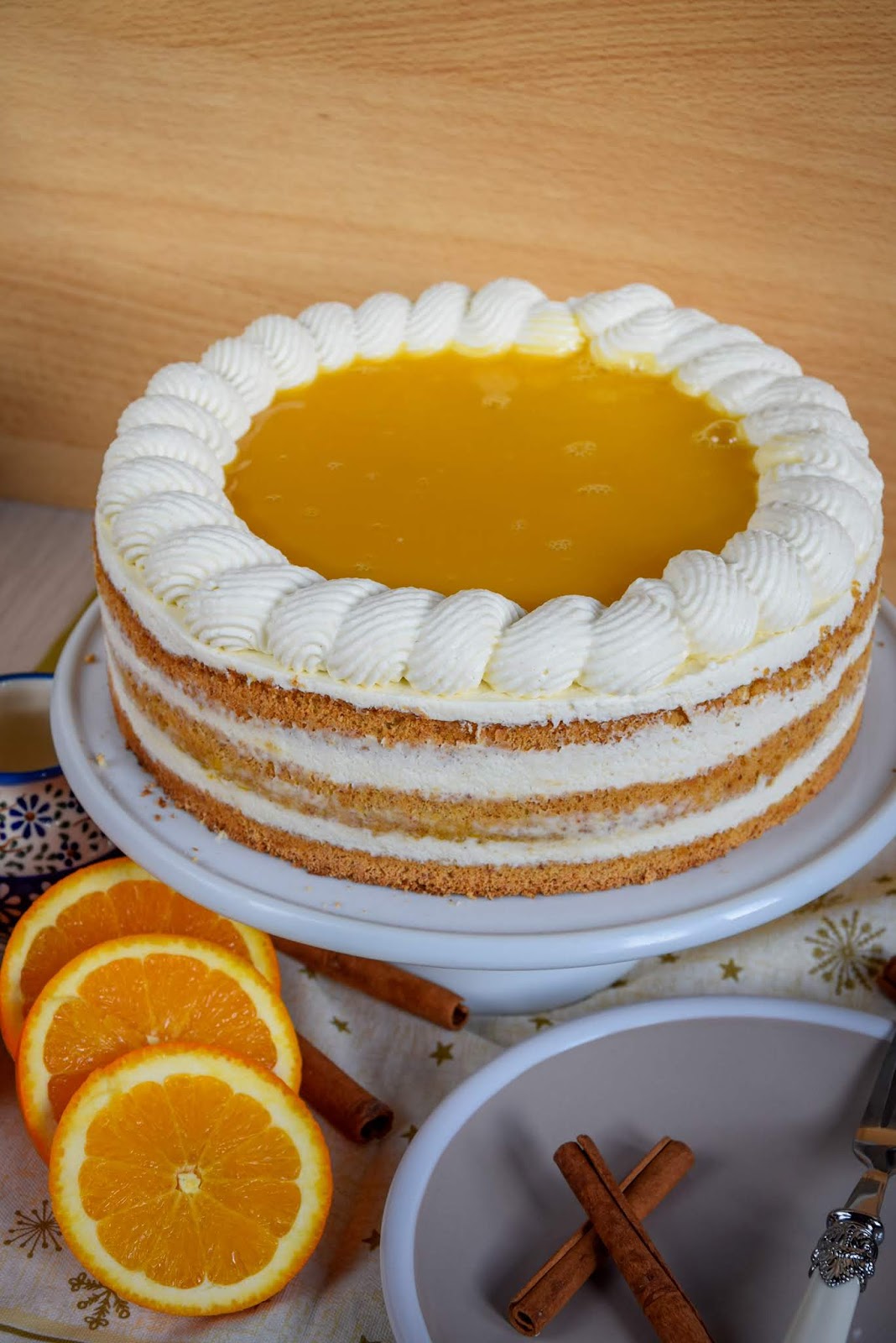 kiras_bakery: Orangen Torte/ Winterliche Orangen Torte mit Zimtcreme kiras_bakery: Orangen Torte/ Winterliche Orangen Torte mit Zimtcreme