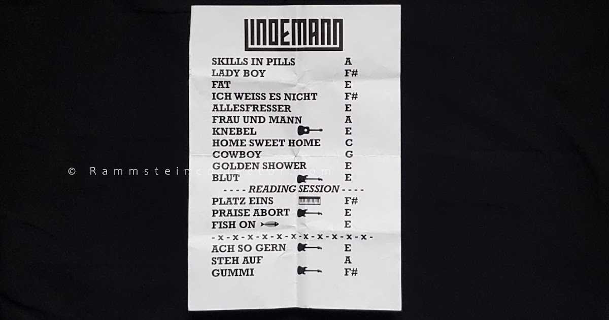 RAMMSTEIN to the Rammstein collection by RC Lindemann 2020