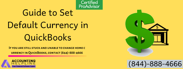 Change Home Currency in QuickBooks