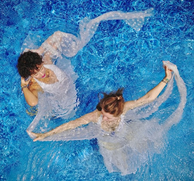 some form of water movement exercising in water
