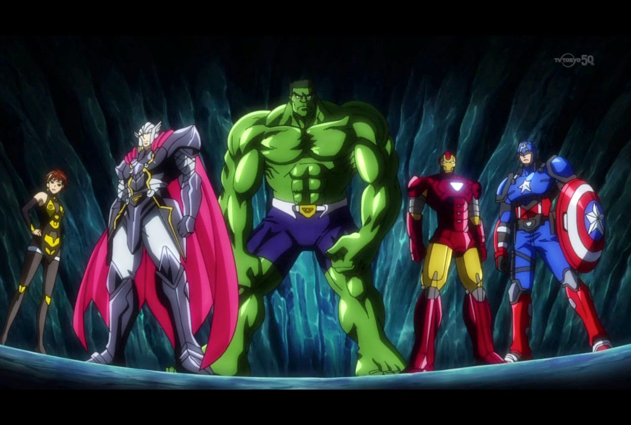My Shiny Toy Robots: Anime REVIEW: Marvel Disk Wars: The Avengers