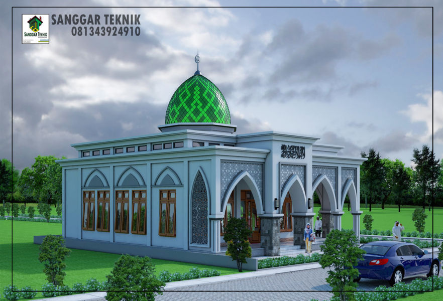 19 Gambar Masjid Minimalis Inspirasi Terpopuler