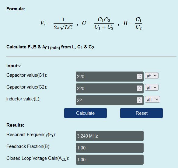Colpitts Oscillator Design and Experiment on Breadboard eediary