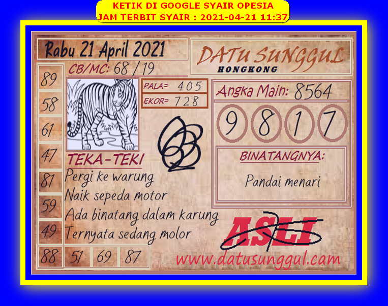 Kode Syair Hk Forum Syair Hk Malam Ini