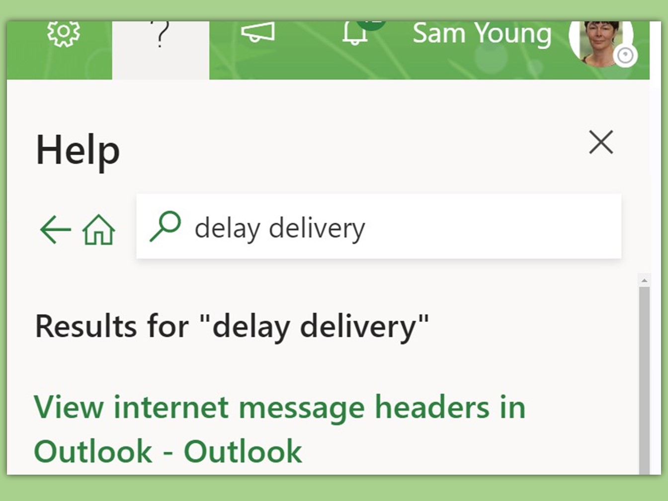 Acts of Leadership: Outlook Web App cannot delay delivery