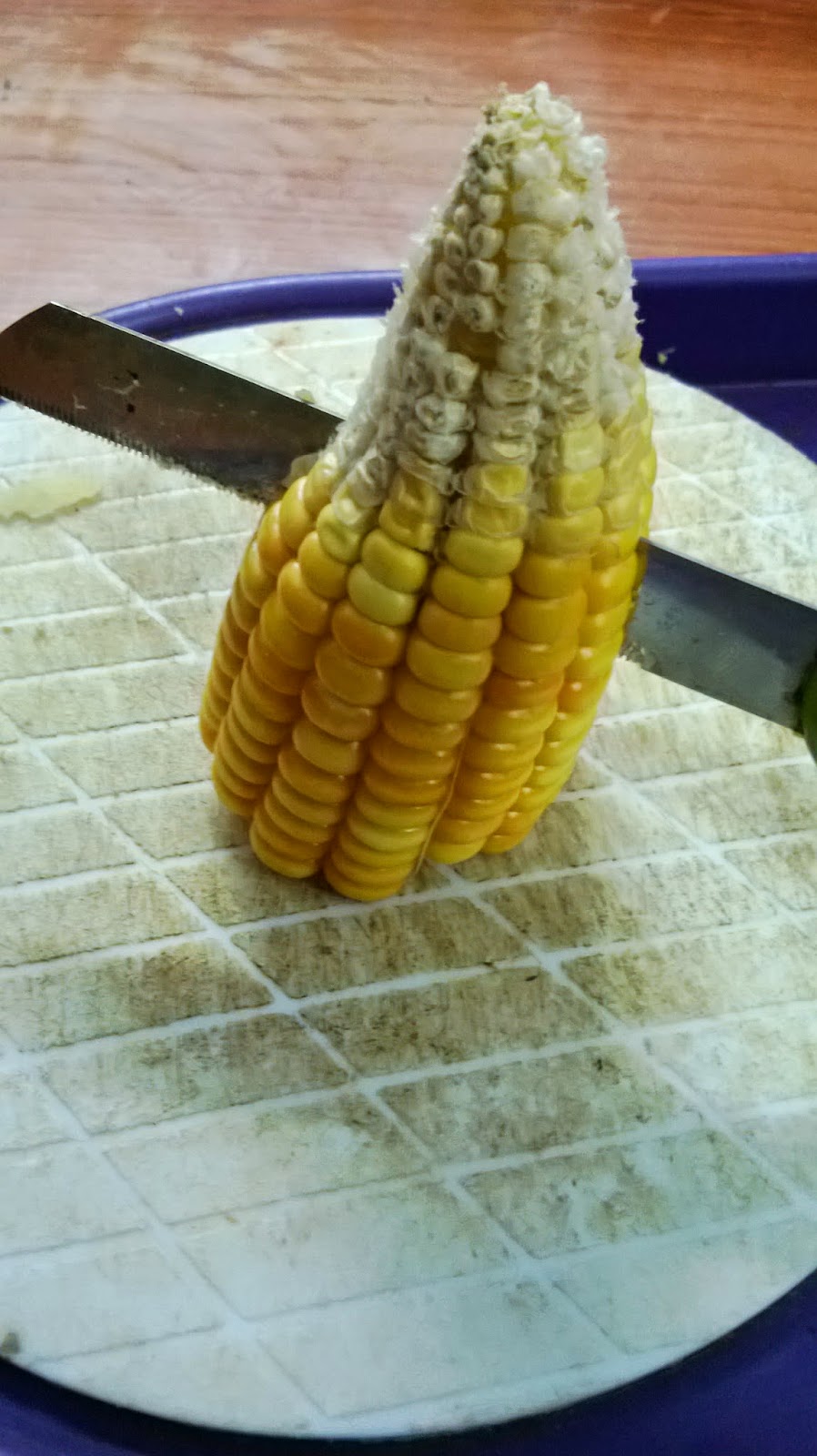 BananaLeaf Recipes How to remove Corn easily from the Cob