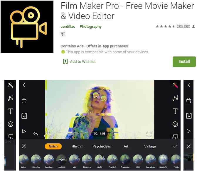 FILM MAKER PRO MOVIE MAKER & VIDEO EDITOR V2.8.3.1 (PRO) FILM MAKER PRO MOVIE MAKER & VIDEO EDITOR V2.8.3.1 (PRO)
