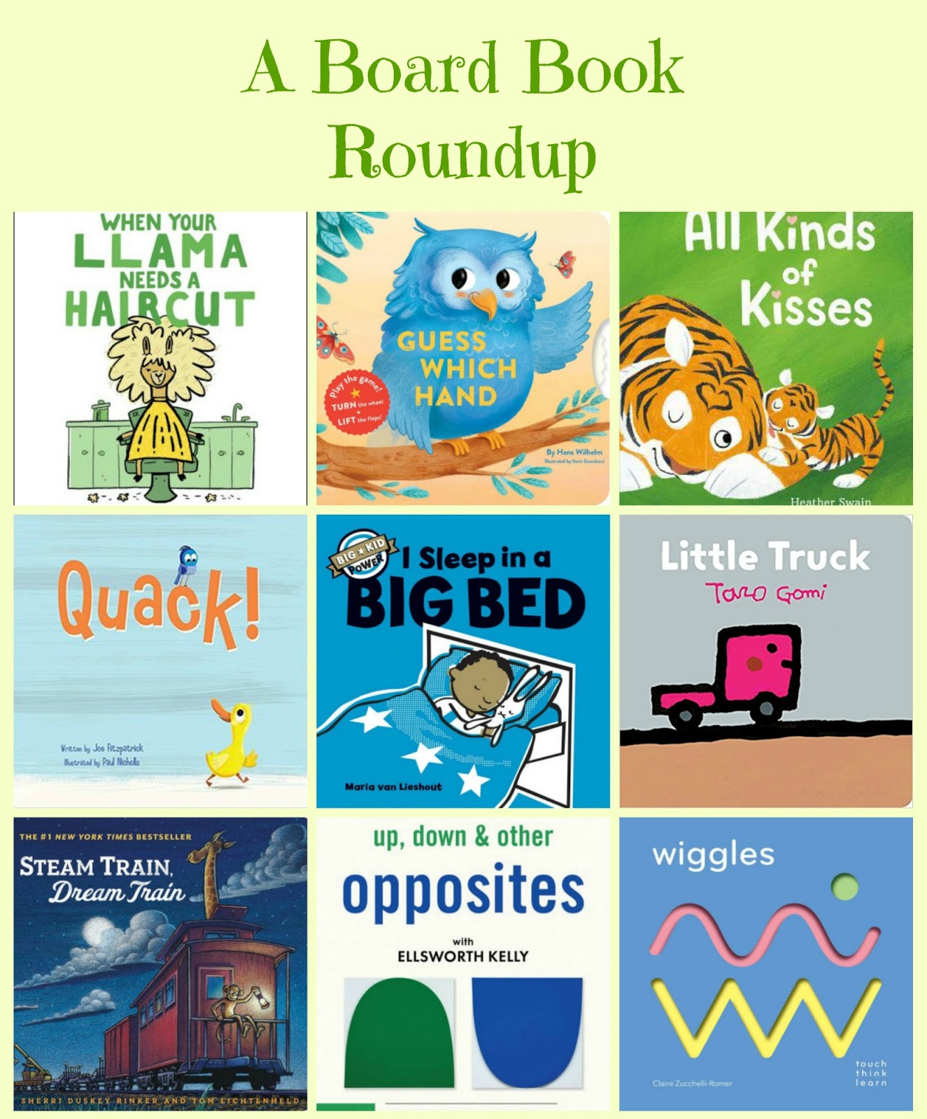 Randomly Reading A Board Book Roundup