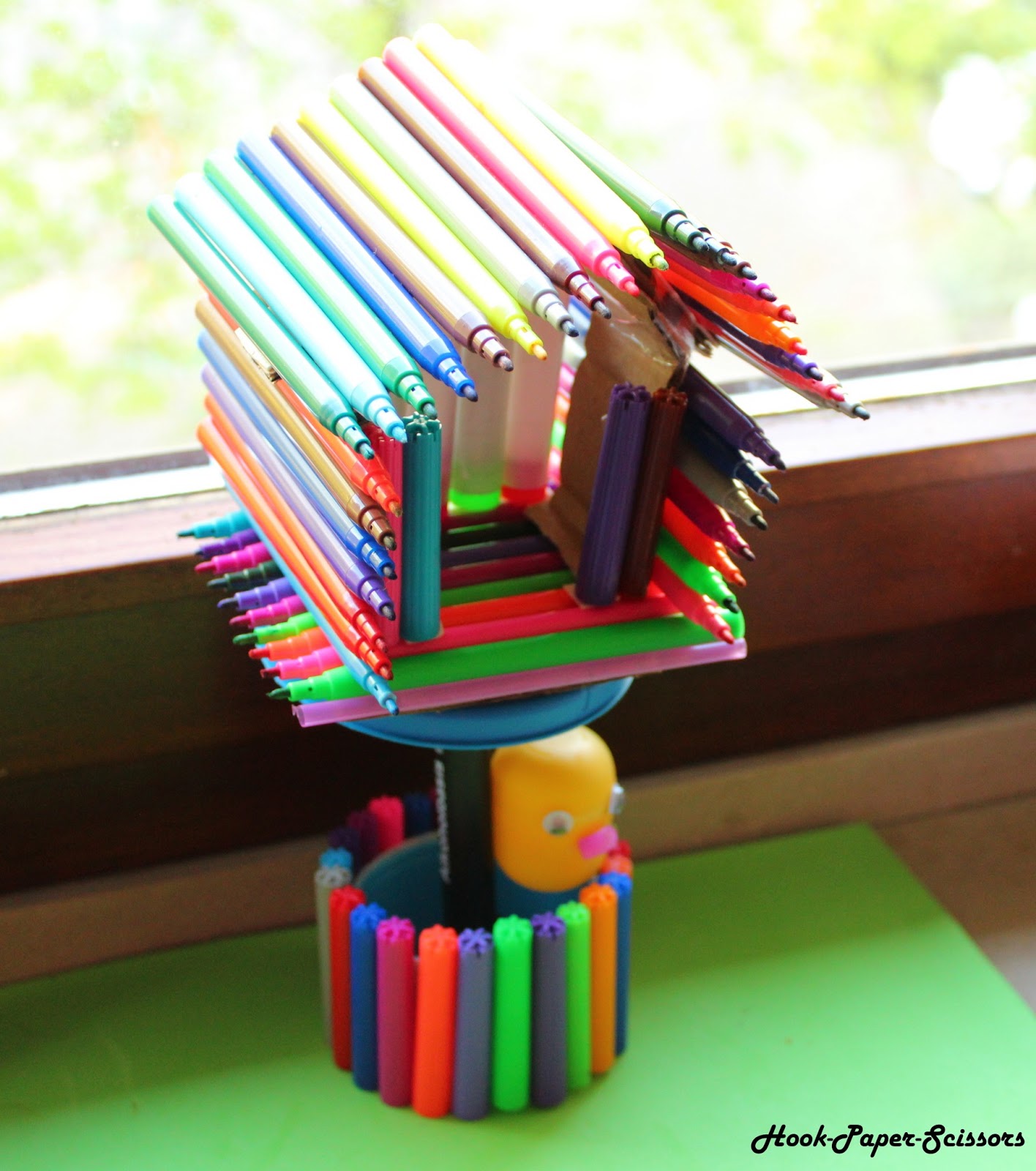 HookPaperScissors Sketch Pen Birdhouse Recycling Craft & A Makeover