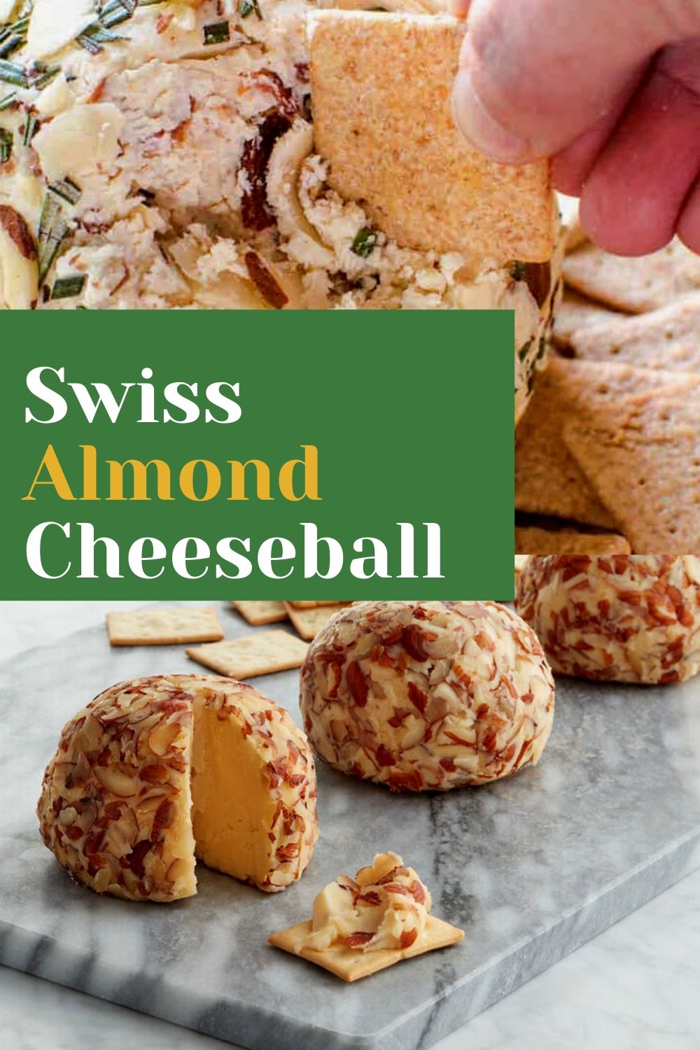 Swiss Almond Cheeseball | New Recipe 3