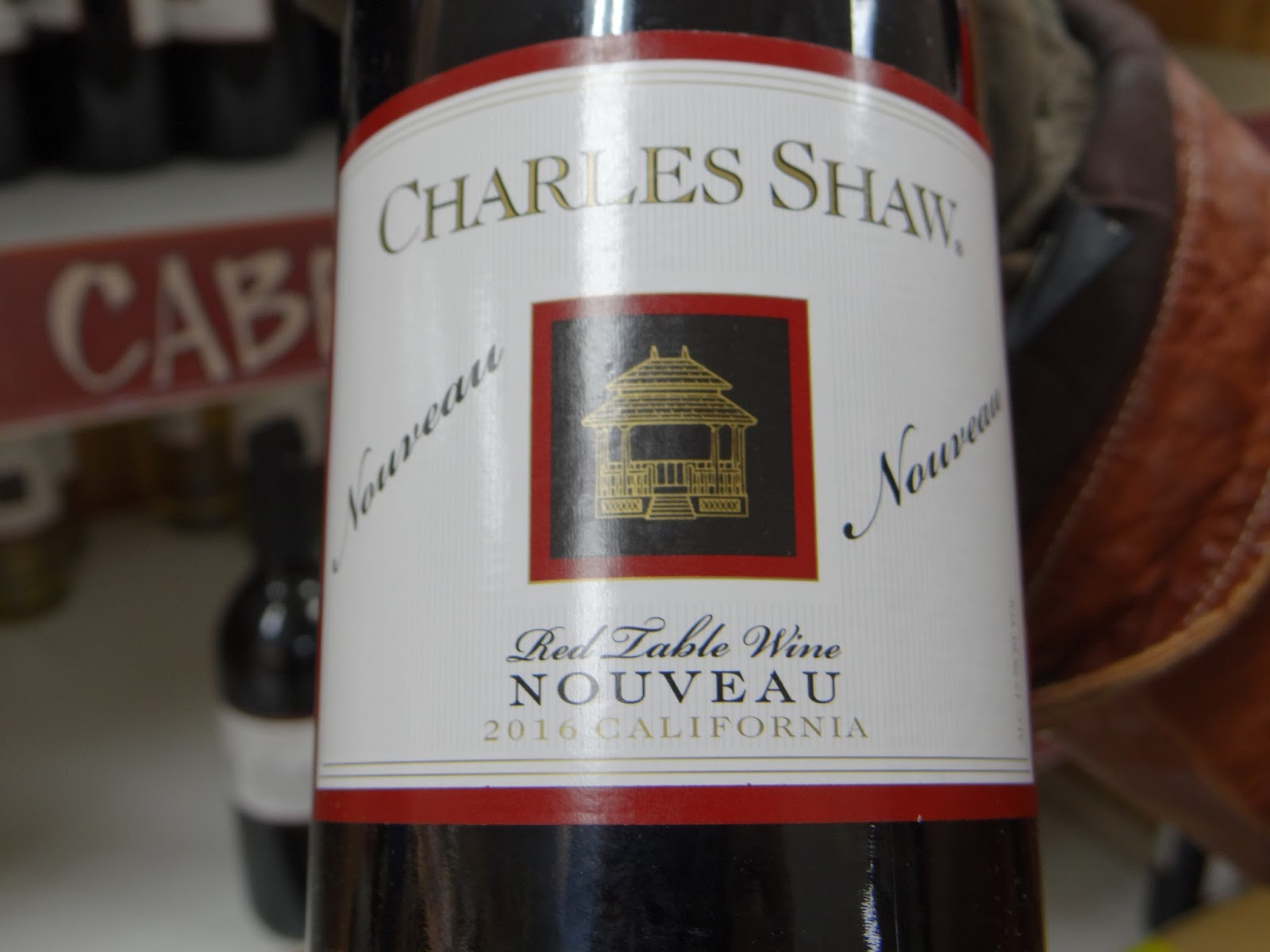Trader Joe's 365 Charles Shaw Nouveau 2016