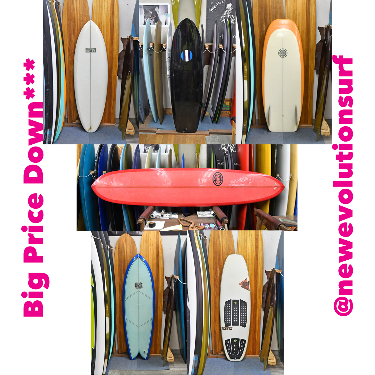 new evolution surf 6 Used Surfboards *Big Price Down***