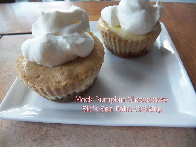 Mock Pumpkin Cheesecakes