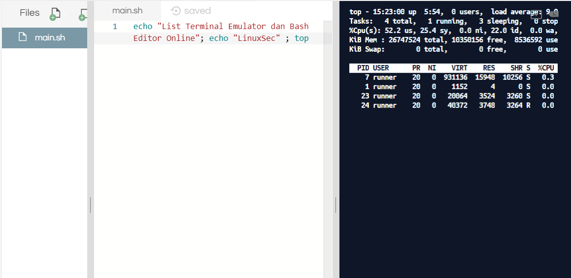 List terminal emulator dan bash editor online linuxsec
