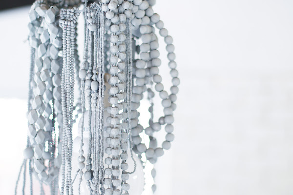 Cómo hacer una Lámpara con collares diy