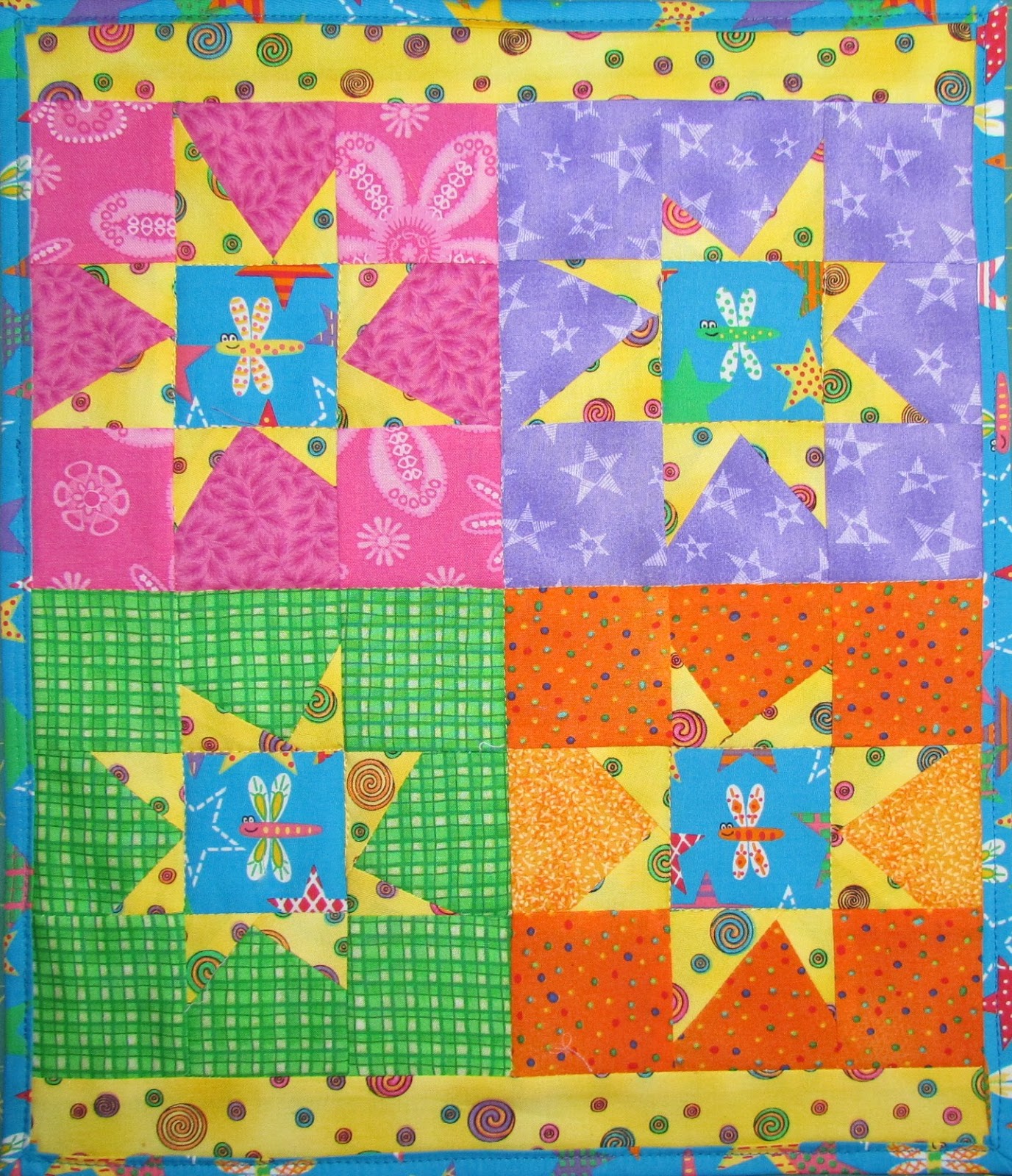The Morning Latte Five More Doll Quilts Complete
