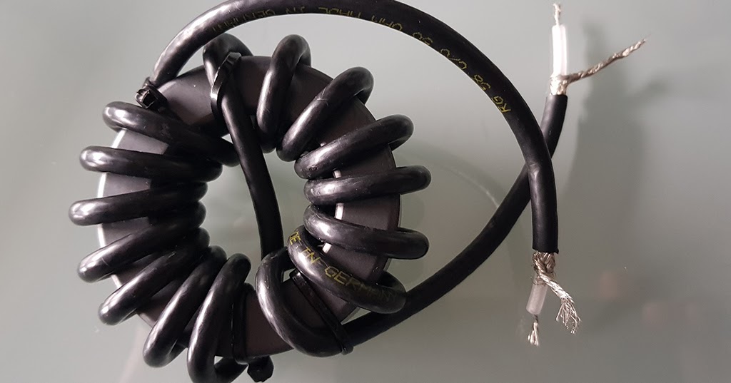Ham radio ON7IR Choke balun