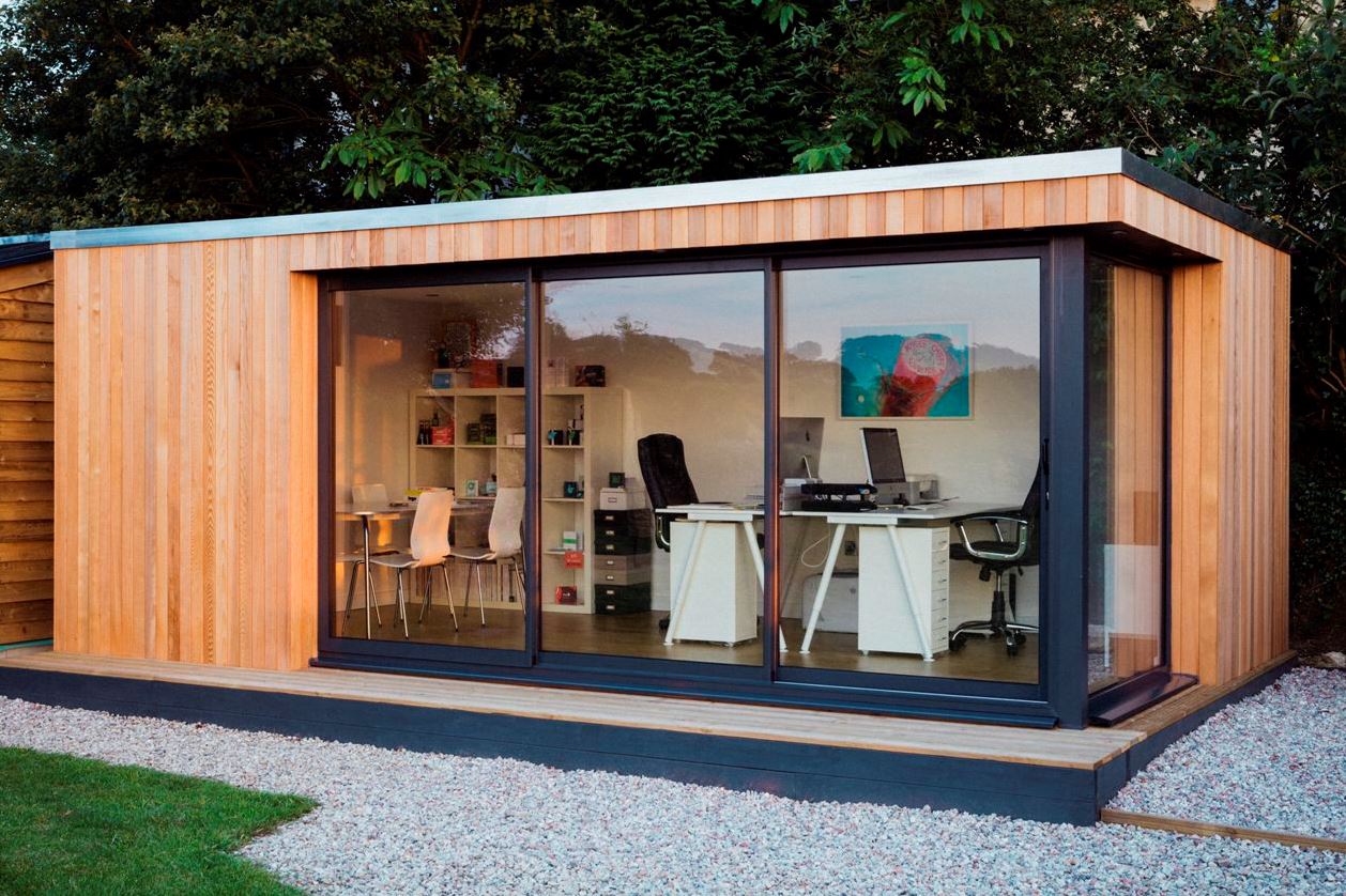 Shedworking Garden office in Cornwall
