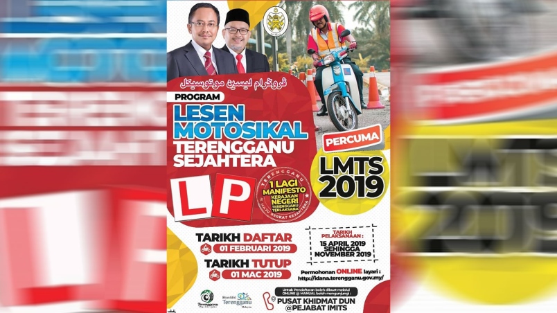 Pabila Penaku Menari Permohonan Lesen Motosikal Terengganu