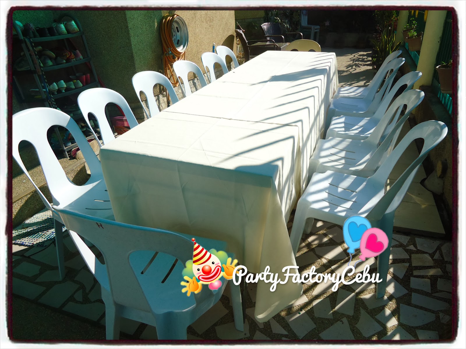 to PartyFactory Cebu TABLES AND CHAIRS RENTALS