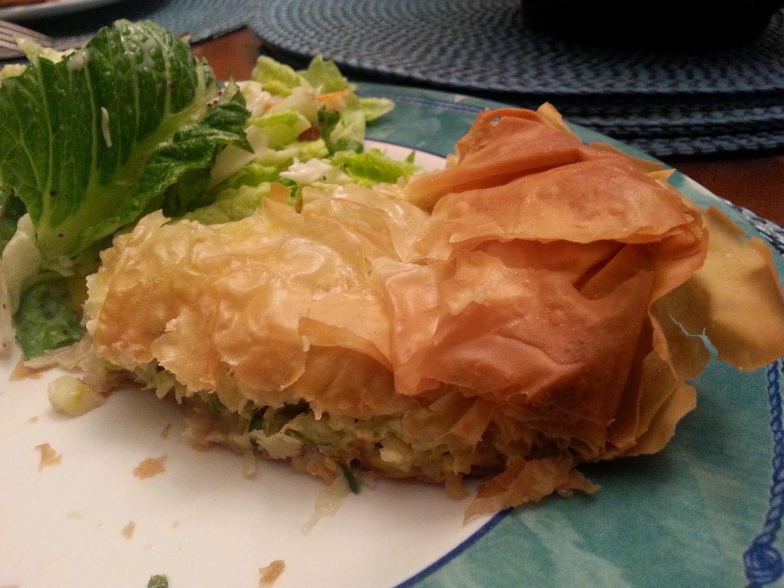 GIRL, CRAFTED: Fish and Filo Pie: Jamie Oliver recipe adaptation