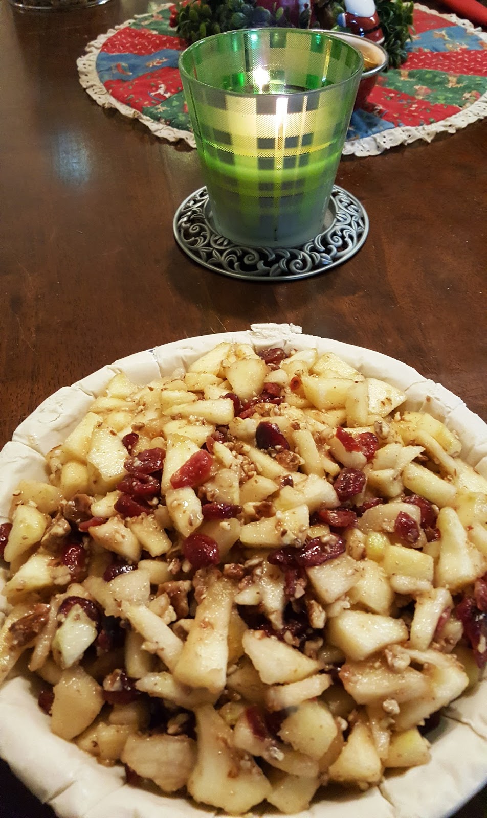 Apple DriedCranberry Pecan Praline GlutenFree Pie Sunshine on my Shoulder