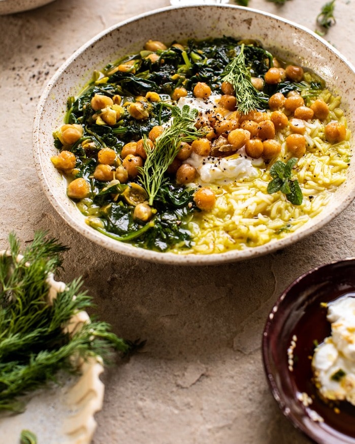 PERSIAN HERB AND CHICKPEA STEW WITH RICE HELATHYFOOD RICE Raumah Kitchen