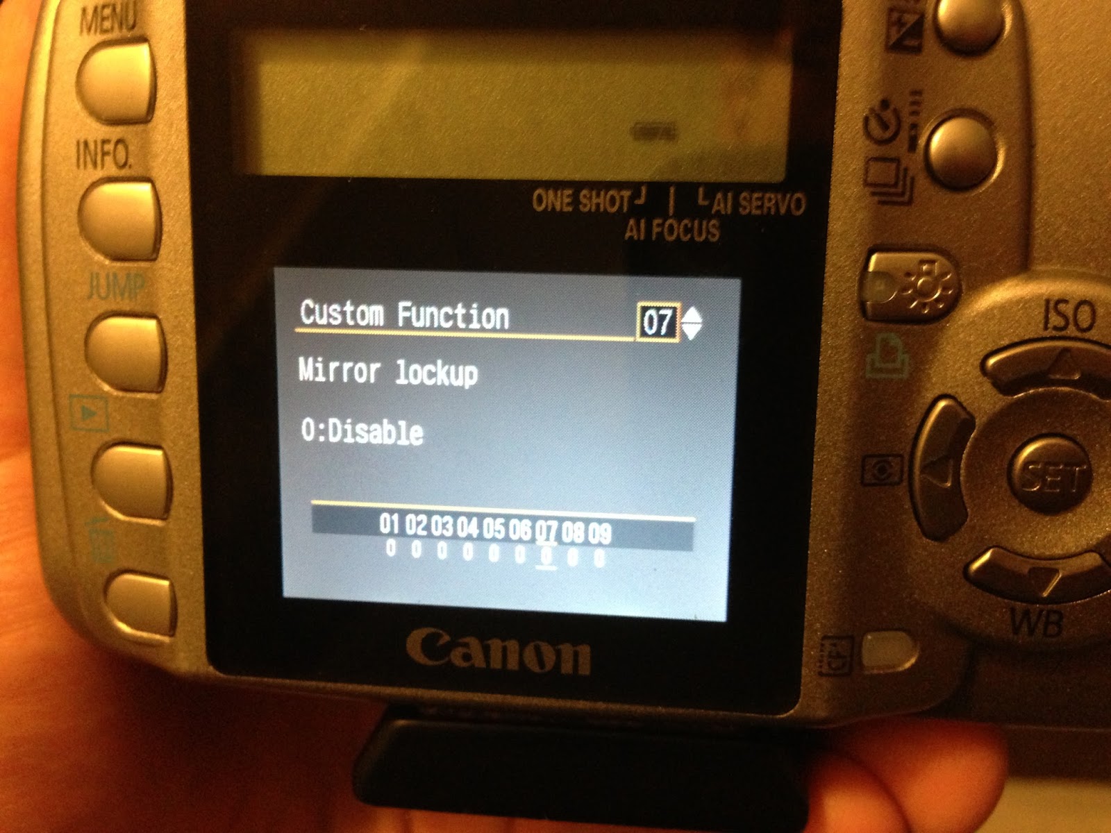 How to Mirror Lock Up on Canon Rebel XT (with Photos) [Stellar Neophyte