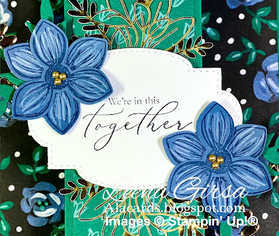 fun fold floral essence stampin' up heal your heart saleabration 2021