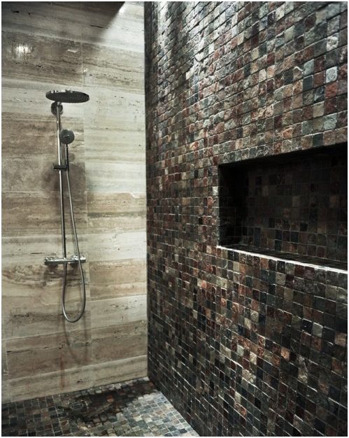 Desain Kamar Mandi Minimalis Nuansa Alam Dengan Batu Alam Terbaru