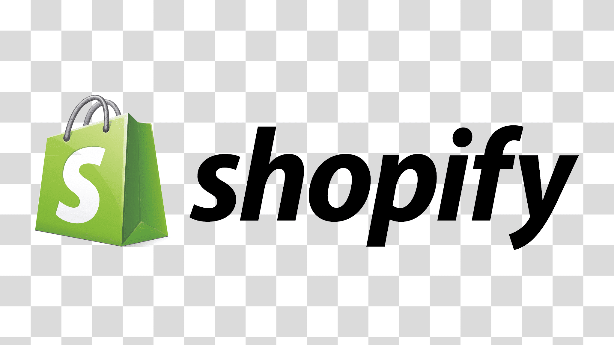 Shopify 3D Logo PNG Transparent Image