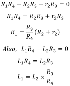 Maxwell's Bridge - Circuit, Types, Equation, Phasor Diagram and Advantages