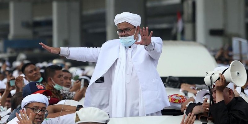 Habib Rizieq Resmi Ditetapkan Sebagai Tersangka